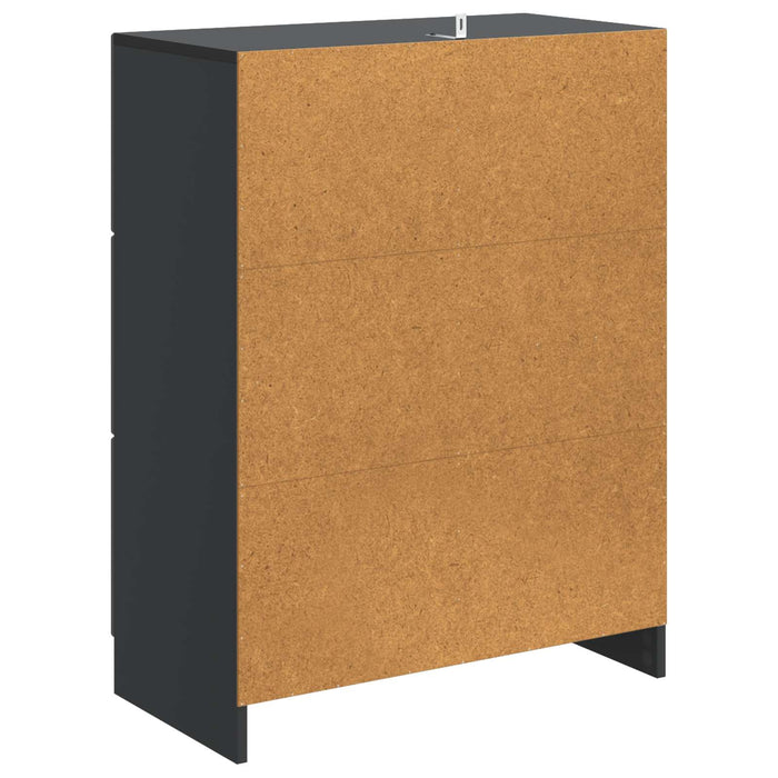Bufet cu sertar Negru 66 x 34,5 x 87 cm Lemn prelucrat - WALTI WALTI