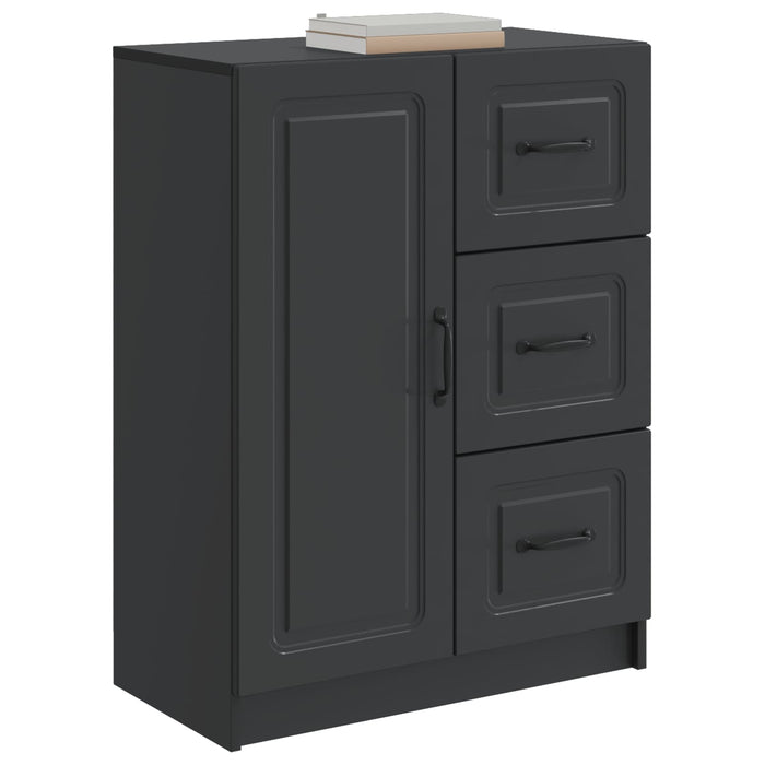 Bufet cu sertar Negru 66 x 34,5 x 87 cm Lemn prelucrat - WALTI WALTI