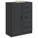 Bufet cu sertar Negru 66 x 34,5 x 87 cm Lemn prelucrat - WALTI WALTI