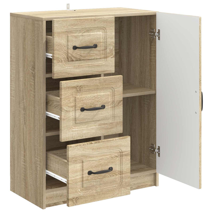Bufet cu sertar Stejar Sonoma 66 x 34,5 x 87 cm Lemn prelucrat - WALTI WALTI