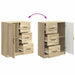 Bufet cu sertar Stejar Sonoma 66 x 34,5 x 87 cm Lemn prelucrat - WALTI WALTI