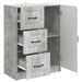 Bufet cu sertar Gri Beton 66 x 34,5 x 87 cm Lemn prelucrat - WALTI WALTI
