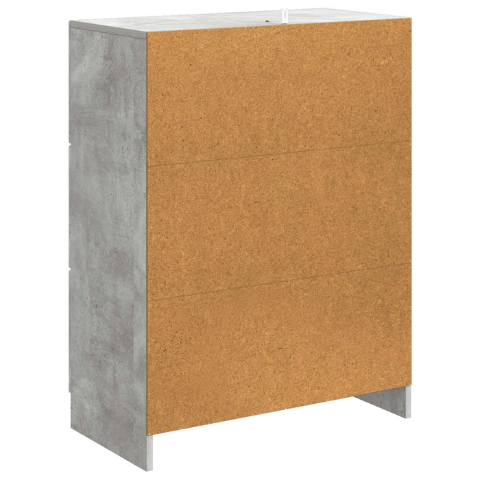 Bufet cu sertar Gri Beton 66 x 34,5 x 87 cm Lemn prelucrat - WALTI WALTI