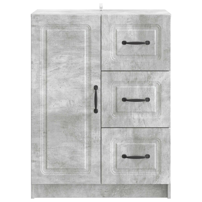Bufet cu sertar Gri Beton 66 x 34,5 x 87 cm Lemn prelucrat - WALTI WALTI