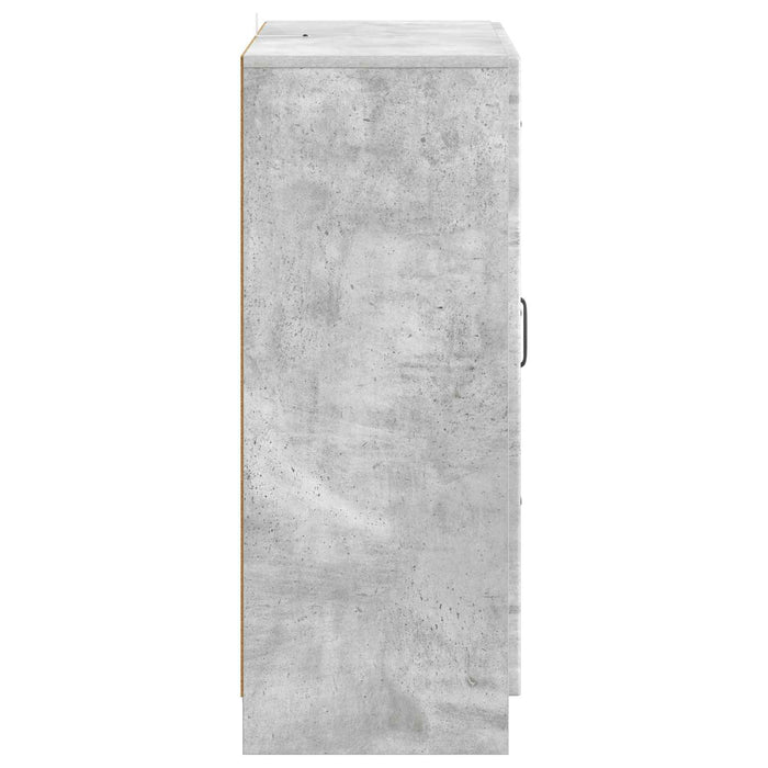 Bufet cu sertar Gri Beton 66 x 34,5 x 87 cm Lemn prelucrat - WALTI WALTI