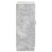 Bufet cu sertar Gri Beton 66 x 34,5 x 87 cm Lemn prelucrat - WALTI WALTI