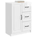 Bufet Alb foarte lucios 66 x 34,5 x 87 cm Lemn prelucrat - WALTI WALTI