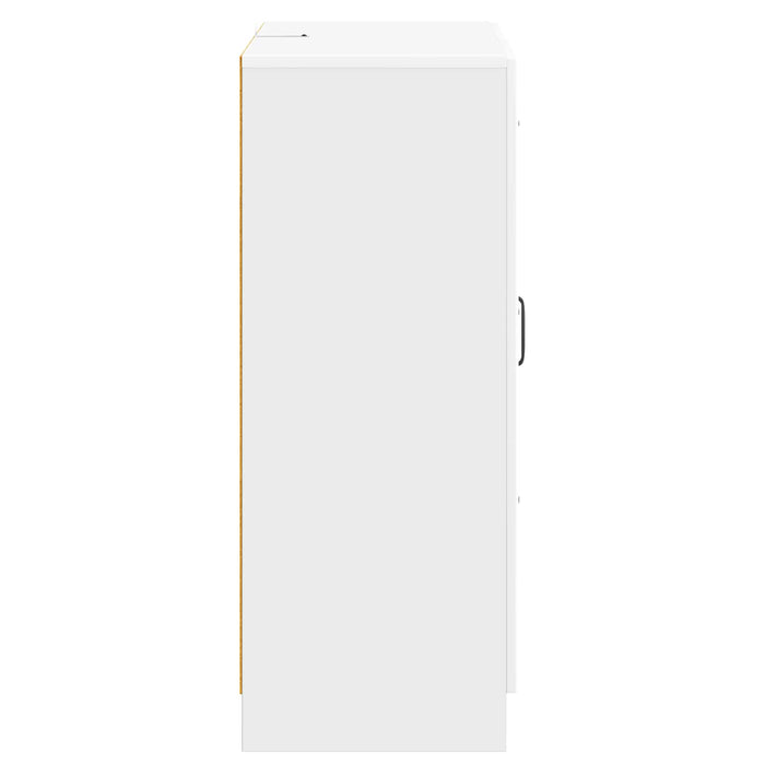 Bufet Alb foarte lucios 66 x 34,5 x 87 cm Lemn prelucrat - WALTI WALTI