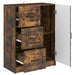 Bufet cu sertar Stejar fumuriu 66 x 34,5 x 87 cm Lemn prelucrat - WALTI WALTI