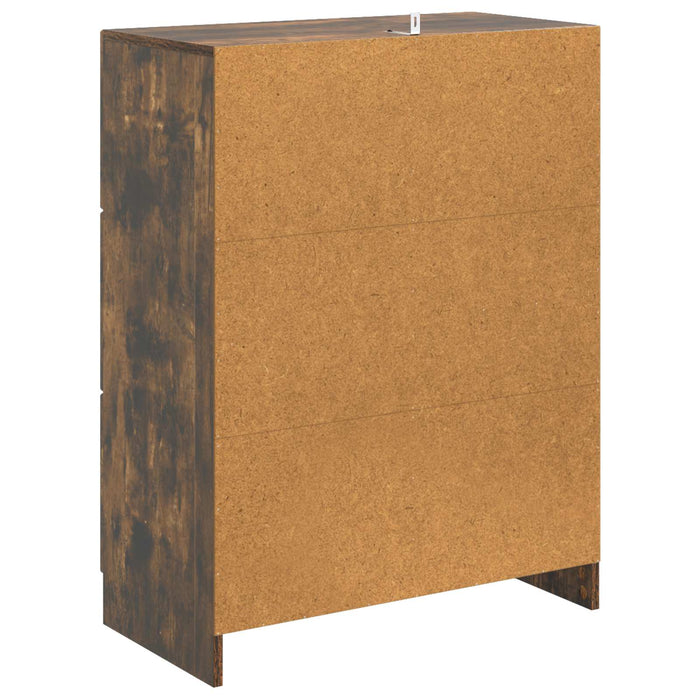 Bufet cu sertar Stejar fumuriu 66 x 34,5 x 87 cm Lemn prelucrat - WALTI WALTI