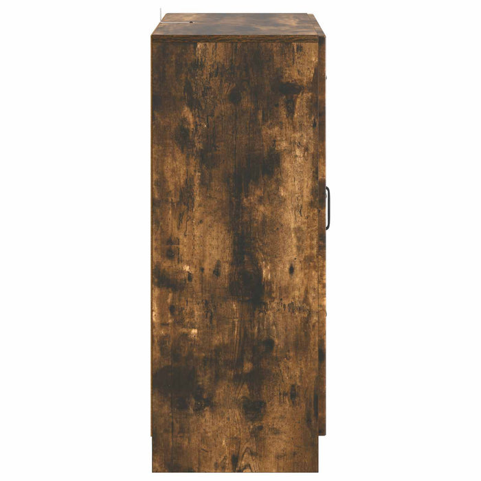 Bufet cu sertar Stejar fumuriu 66 x 34,5 x 87 cm Lemn prelucrat - WALTI WALTI