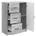 Bufet cu sertar Sonoma gri 66 x 34,5 x 87 cm Lemn prelucrat - WALTI WALTI