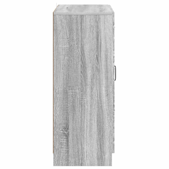 Bufet cu sertar Sonoma gri 66 x 34,5 x 87 cm Lemn prelucrat - WALTI WALTI