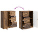 Bufet cu sertar Lemn vechi 66 x 34,5 x 87 cm Lemn prelucrat - WALTI WALTI