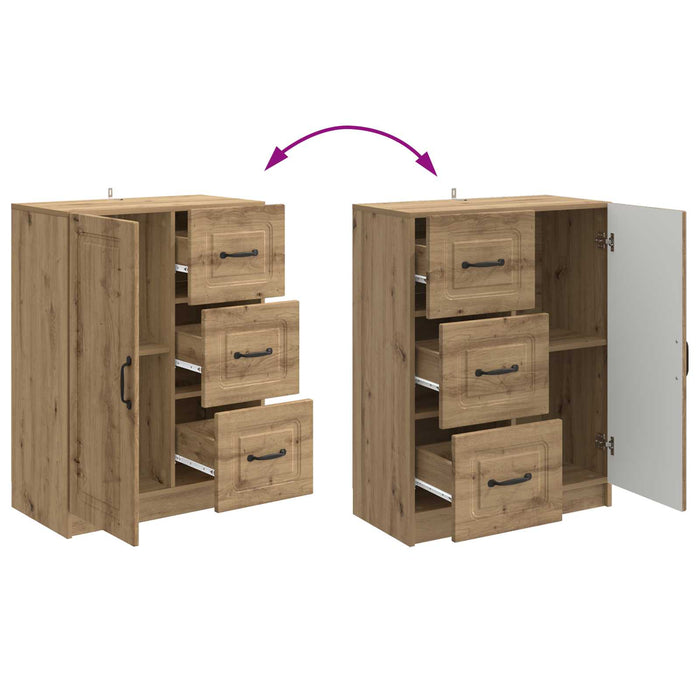 Bufet Stejar Artizanal 66 x 34,5 x 87 cm Lemn prelucrat - WALTI WALTI