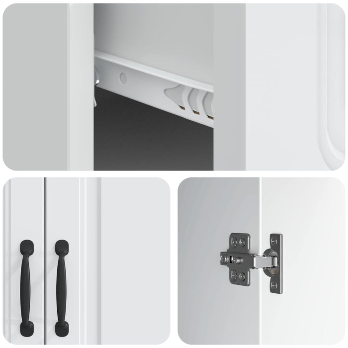 Bufet cu sertar Alb 66 x 34,5 x 87 cm Lemn prelucrat - WALTI WALTI