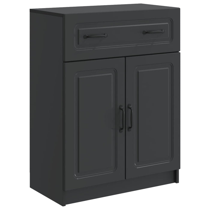 Bufet cu sertar Negru 66 x 34,5 x 87 cm Lemn prelucrat - WALTI WALTI