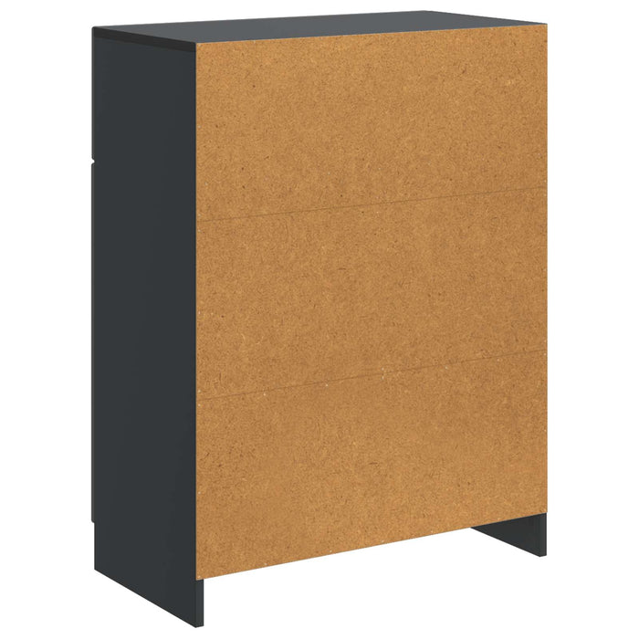 Bufet cu sertar Negru 66 x 34,5 x 87 cm Lemn prelucrat - WALTI WALTI