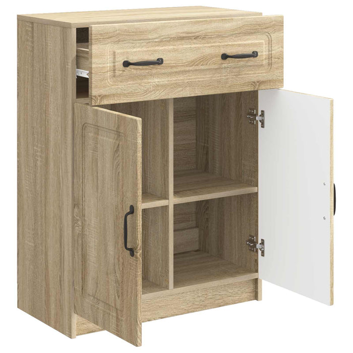 Bufet cu sertar Stejar Sonoma 66 x 34,5 x 87 cm Lemn prelucrat - WALTI WALTI