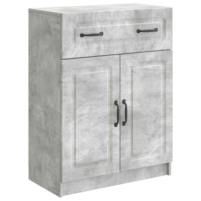 Bufet cu sertar Gri Beton 66 x 34,5 x 87 cm Lemn prelucrat - WALTI WALTI