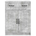 Bufet cu sertar Gri Beton 66 x 34,5 x 87 cm Lemn prelucrat - WALTI WALTI