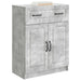 Bufet cu sertar Gri Beton 66 x 34,5 x 87 cm Lemn prelucrat - WALTI WALTI