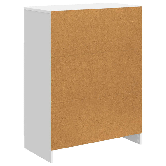 Bufet Alb foarte lucios 66 x 34,5 x 87 cm Lemn prelucrat - WALTI WALTI