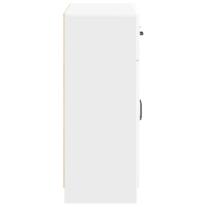 Bufet Alb foarte lucios 66 x 34,5 x 87 cm Lemn prelucrat - WALTI WALTI
