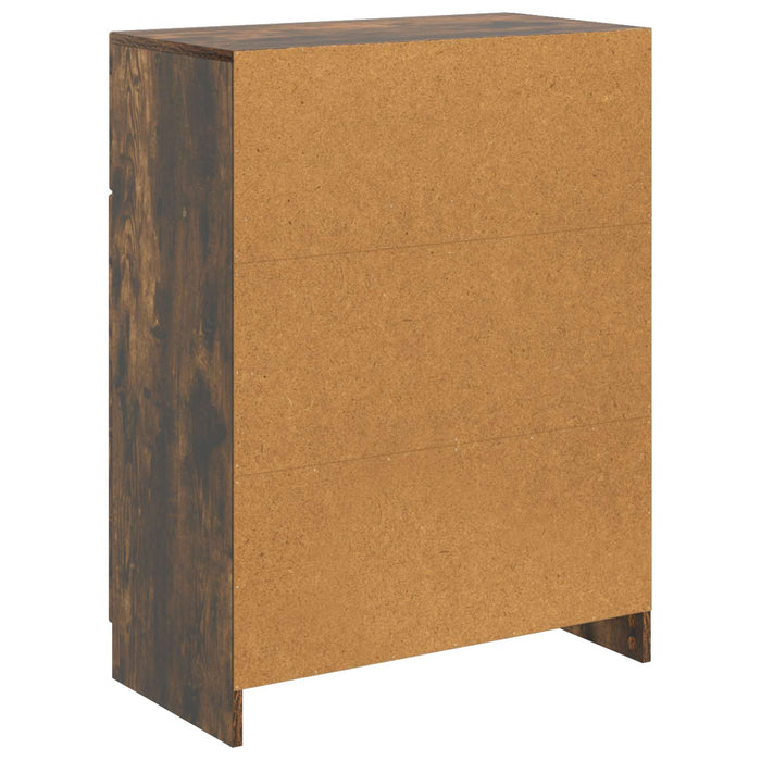 Bufet cu sertar Stejar fumuriu 66 x 34,5 x 87 cm Lemn prelucrat - WALTI WALTI