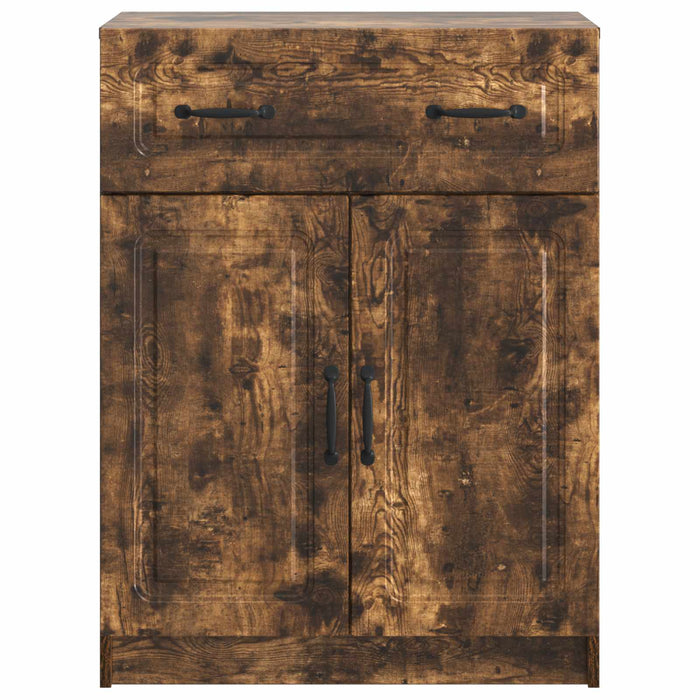 Bufet cu sertar Stejar fumuriu 66 x 34,5 x 87 cm Lemn prelucrat - WALTI WALTI