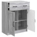 Bufet cu sertar Sonoma gri 66 x 34,5 x 87 cm Lemn prelucrat - WALTI WALTI