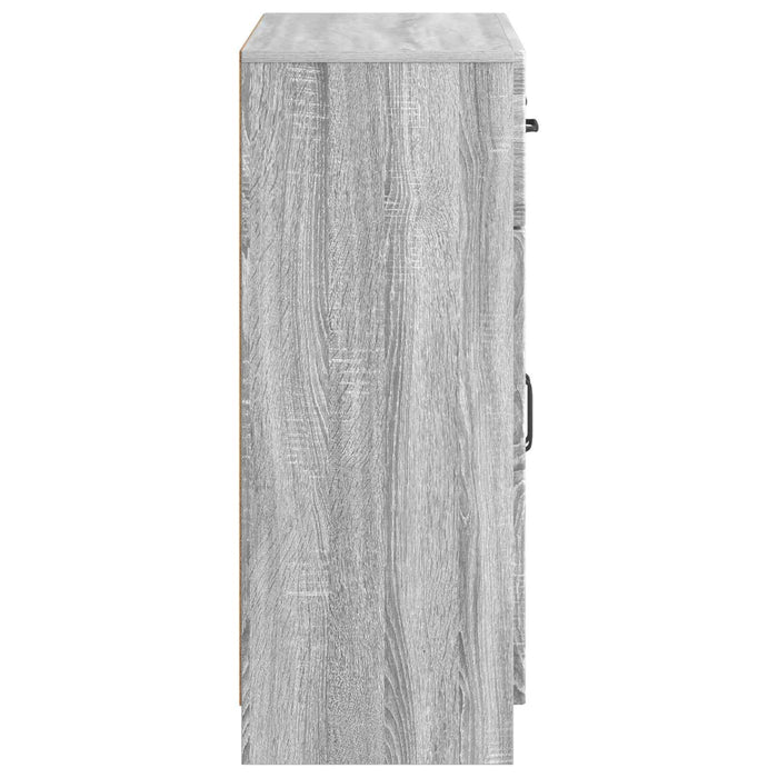 Bufet cu sertar Sonoma gri 66 x 34,5 x 87 cm Lemn prelucrat - WALTI WALTI