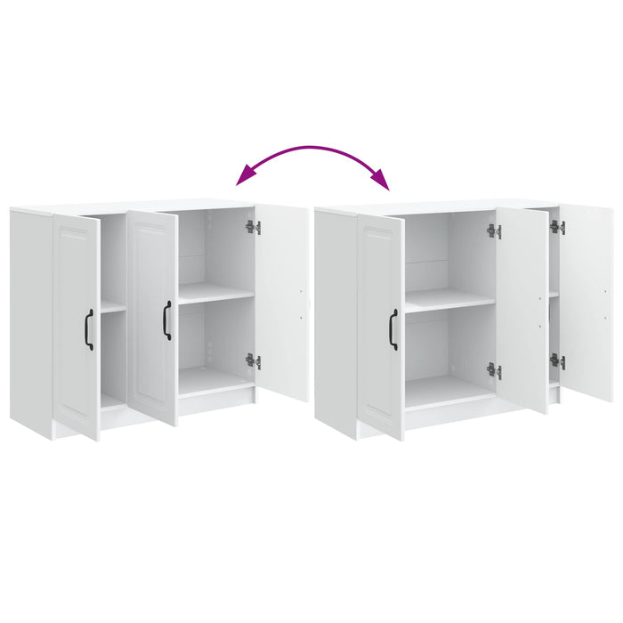 Bufet Alb 89 x 34,5 x 77 cm Lemn prelucrat - WALTI WALTI