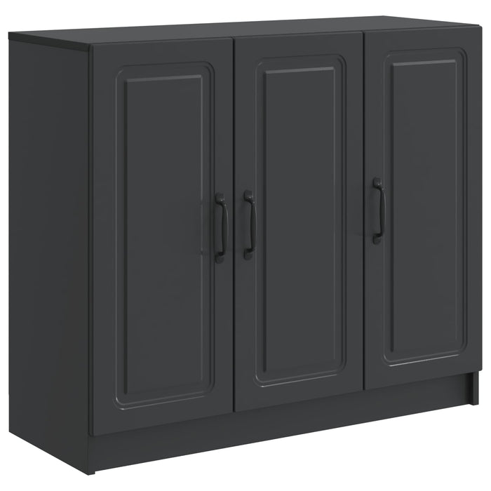 Bufet Negru 89 x 34,5 x 77 cm Lemn prelucrat - WALTI WALTI