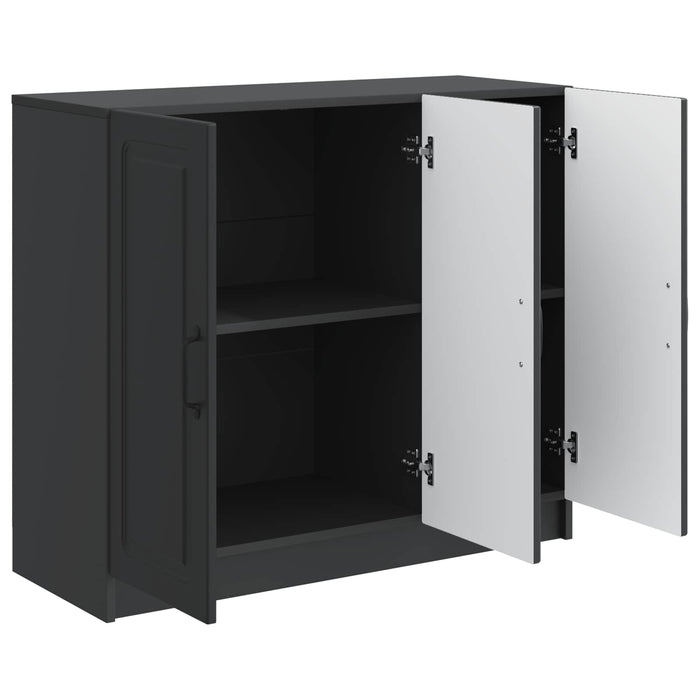 Bufet Negru 89 x 34,5 x 77 cm Lemn prelucrat - WALTI WALTI
