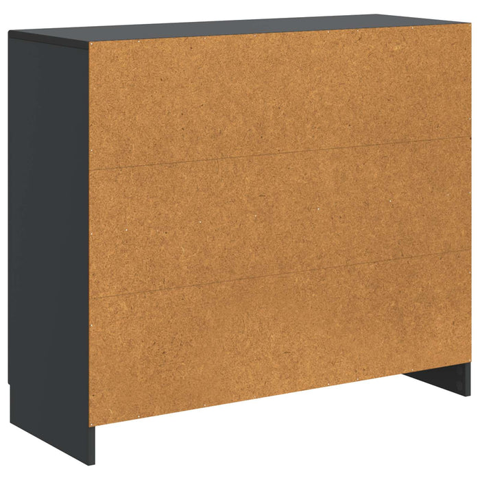 Bufet Negru 89 x 34,5 x 77 cm Lemn prelucrat - WALTI WALTI