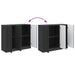 Bufet Negru 89 x 34,5 x 77 cm Lemn prelucrat - WALTI WALTI
