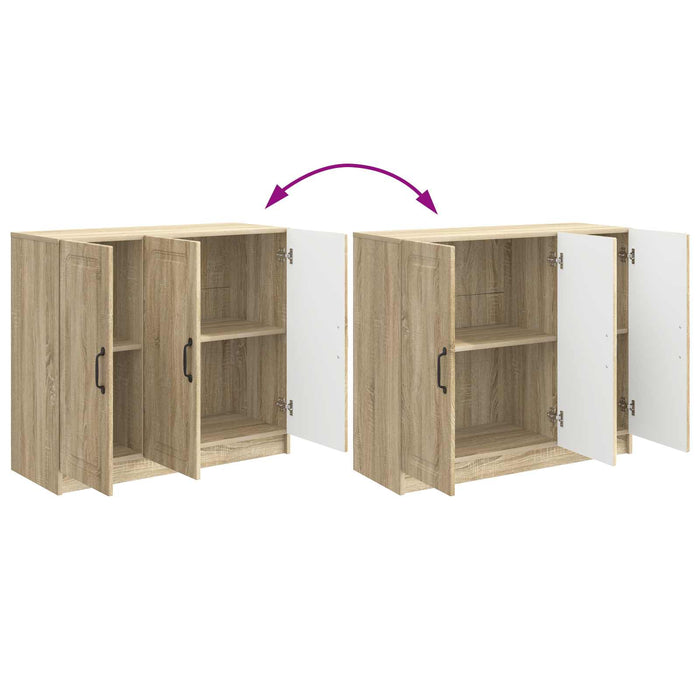 Bufet Stejar Sonoma 89 x 34,5 x 77 cm Lemn prelucrat - WALTI WALTI
