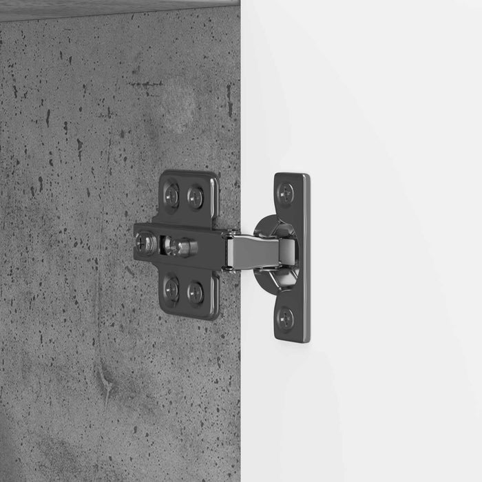 Bufet Gri Beton 89 x 34,5 x 77 cm Lemn prelucrat - WALTI WALTI