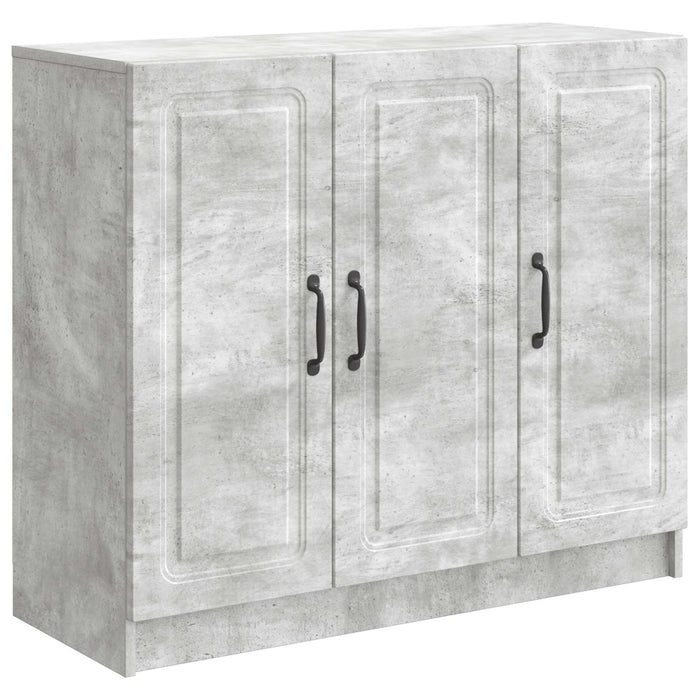 Bufet Gri Beton 89 x 34,5 x 77 cm Lemn prelucrat - WALTI WALTI