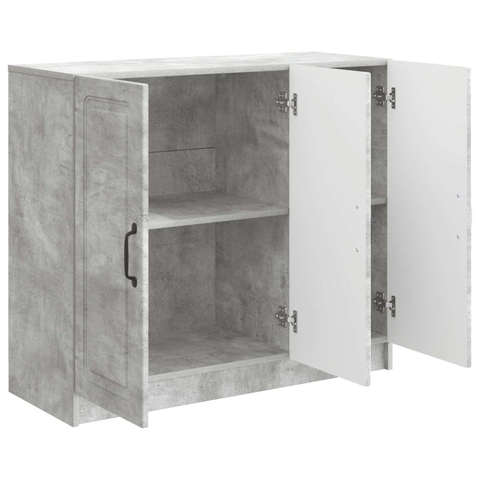 Bufet Gri Beton 89 x 34,5 x 77 cm Lemn prelucrat - WALTI WALTI