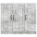 Bufet Gri Beton 89 x 34,5 x 77 cm Lemn prelucrat - WALTI WALTI
