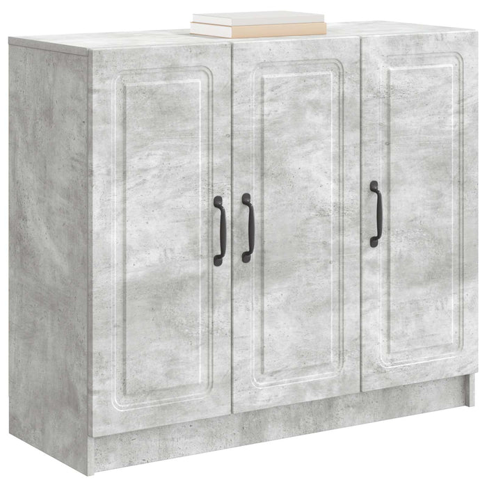 Bufet Gri Beton 89 x 34,5 x 77 cm Lemn prelucrat - WALTI WALTI
