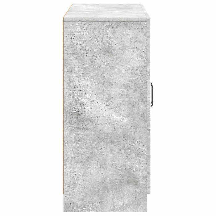 Bufet Gri Beton 89 x 34,5 x 77 cm Lemn prelucrat - WALTI WALTI
