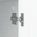 Bufet Alb foarte lucios 89 x 34,5 x 77 cm Lemn prelucrat - WALTI WALTI