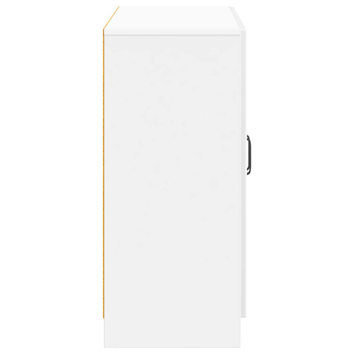 Bufet Alb foarte lucios 89 x 34,5 x 77 cm Lemn prelucrat - WALTI WALTI
