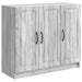 Bufet Sonoma gri 89 x 34,5 x 77 cm Lemn prelucrat - WALTI WALTI