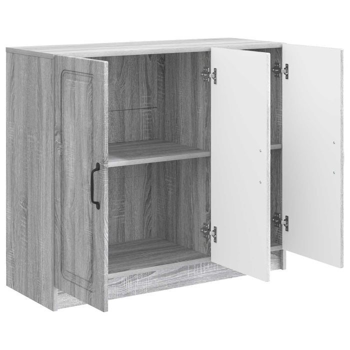 Bufet Sonoma gri 89 x 34,5 x 77 cm Lemn prelucrat - WALTI WALTI