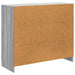 Bufet Sonoma gri 89 x 34,5 x 77 cm Lemn prelucrat - WALTI WALTI