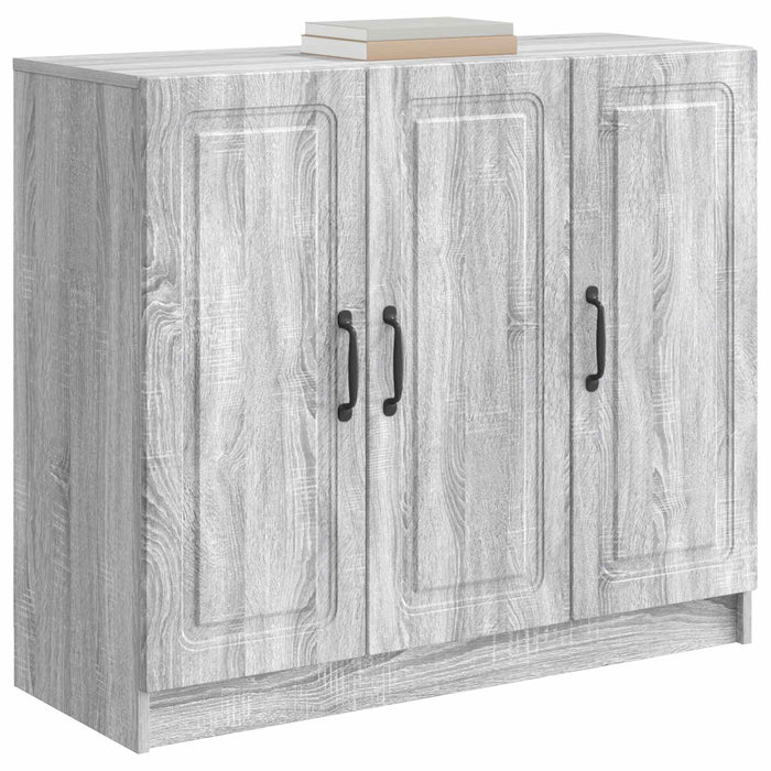 Bufet Sonoma gri 89 x 34,5 x 77 cm Lemn prelucrat - WALTI WALTI
